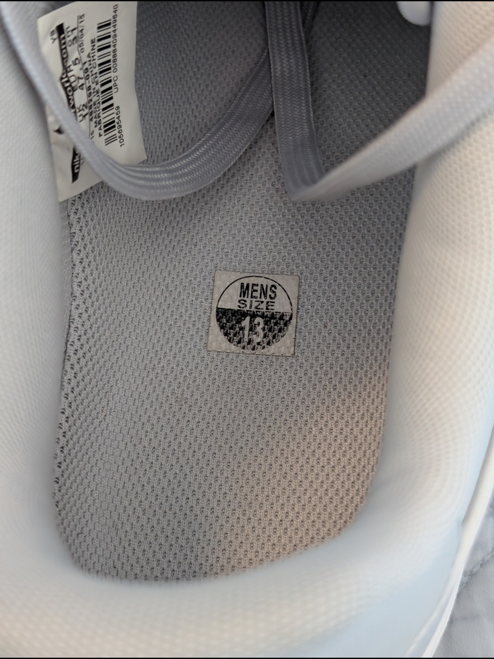 Nike Air Force 1 Low Light Blue  White Sneakers Size 13 (0326) - Picture 9 of 14